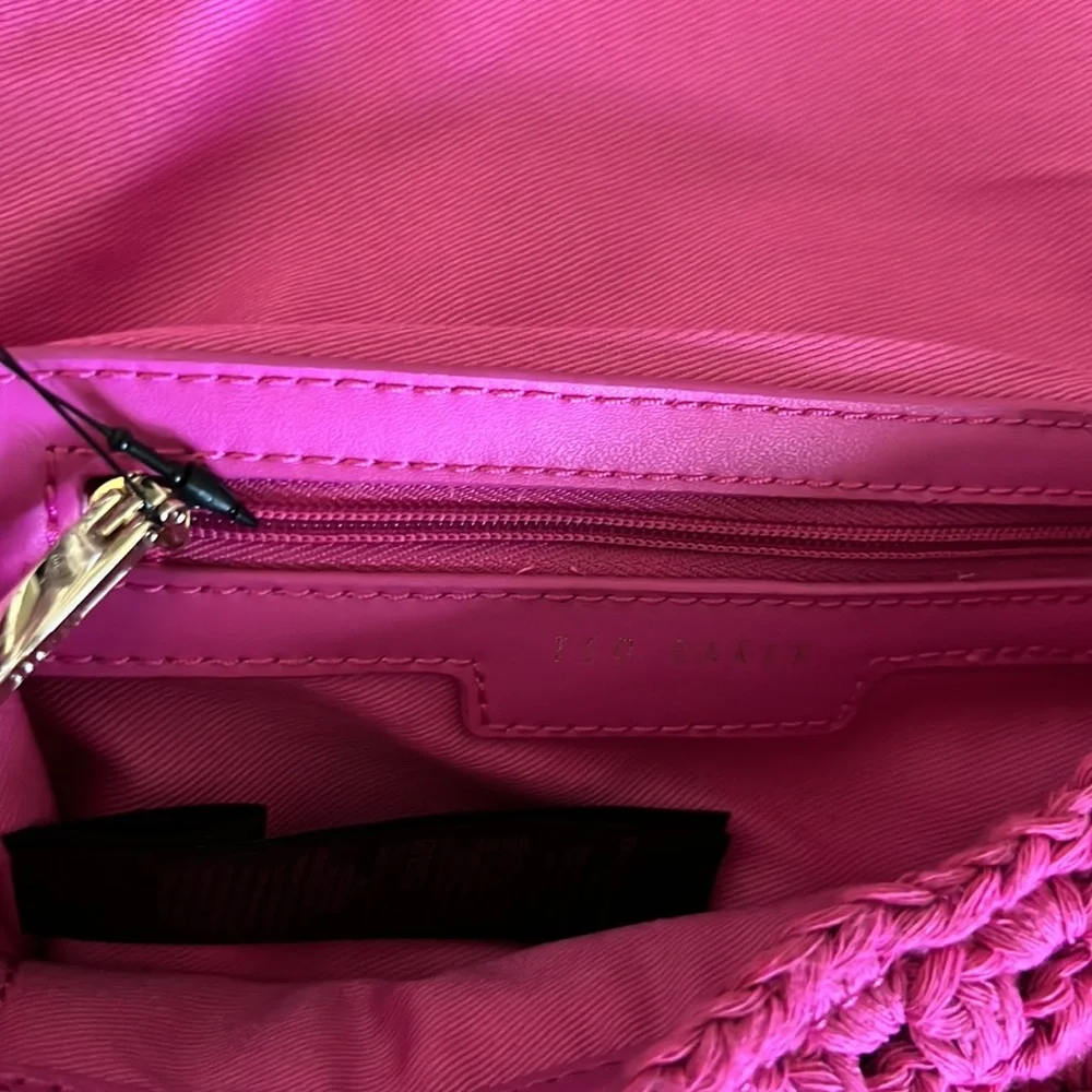 Ted Baker Maglila Knitted Crochet CrossBody Bag. - Picture 13 of 16